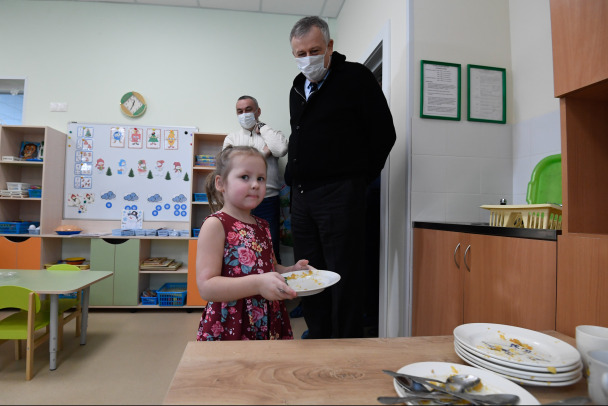 В Трёхгорке открыли детский сад. Он построен за полмиллиарда рублей из бюджета