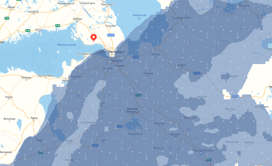 Погода в ленинградской на карте. Карта осадков Кингисепп. Циклон креветка. Погода ЛЕНОБЛАСТЬ карта осадков. Кириши Гатчина на карте.