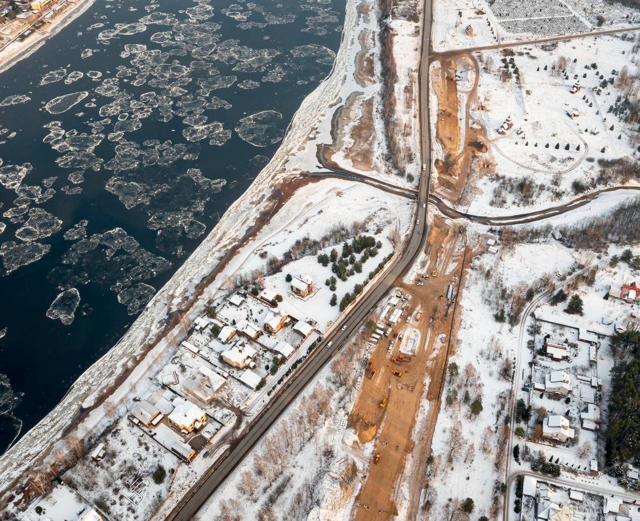 Фото масштабного строительства на трассе в Кировск. Новый мост обещают в  2023 году › Статьи › 47новостей из Ленинградской области