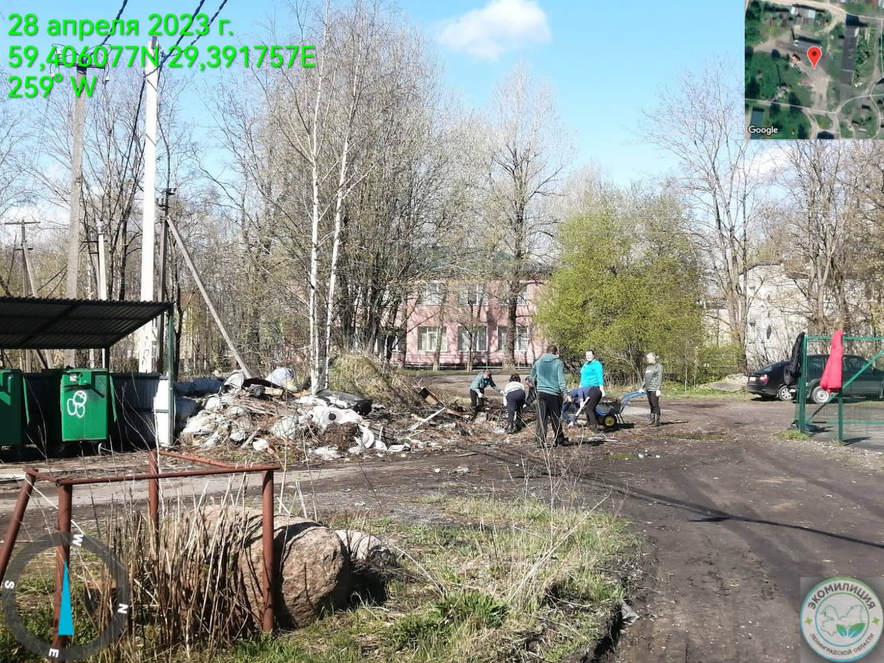 Подслушано рабитицы. Мусорная площадка. Субботник фото