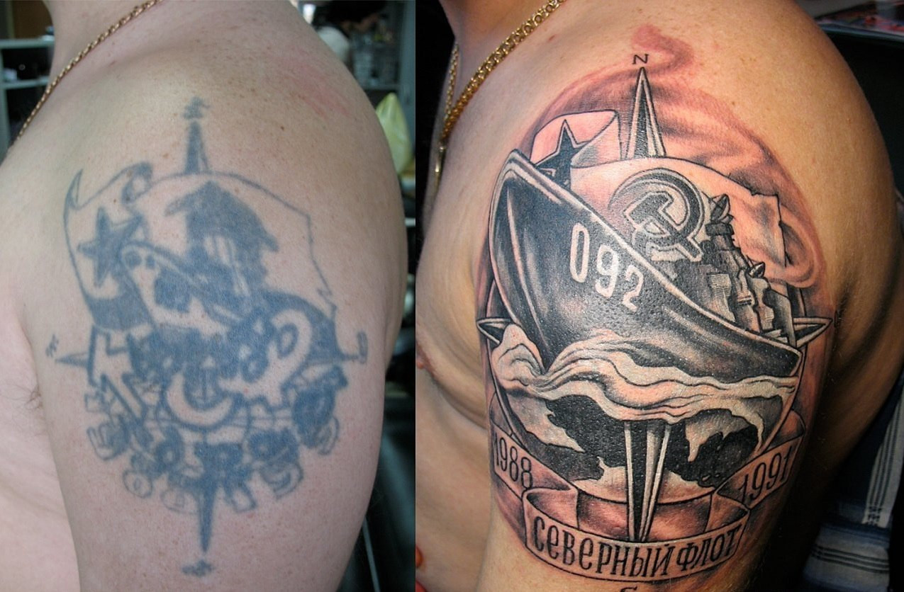 Татуировки ВМФ: фото, эскизы и значение