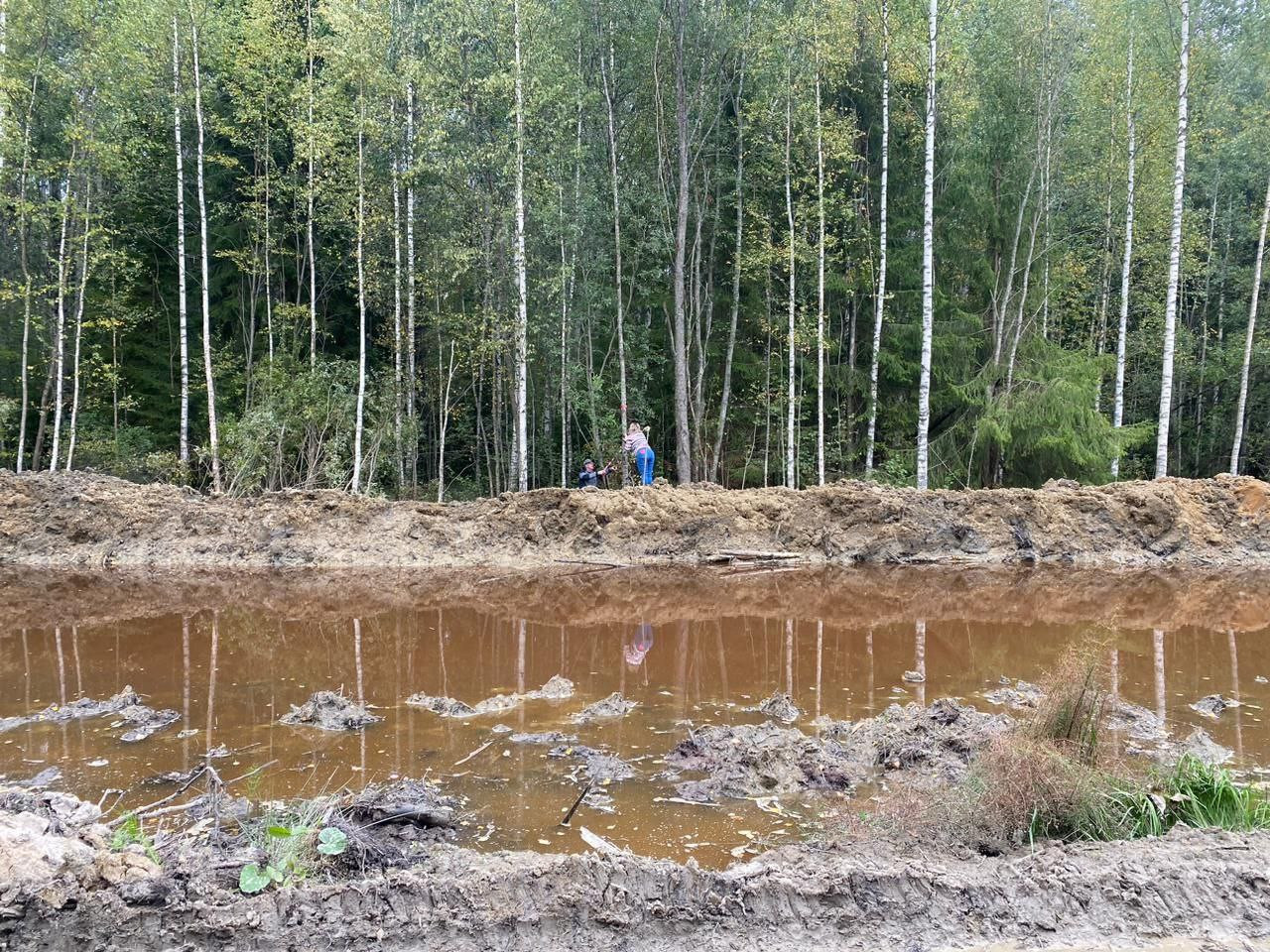 Газпром, вода и игривая труба. Делегация в сапогах прорвалась до точки |  06.09.2023 | ЛенОбласть - БезФормата