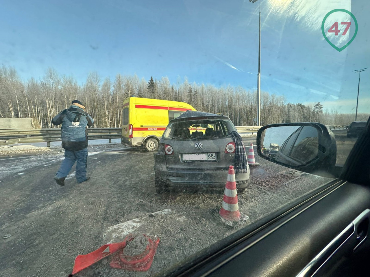 Путь на Москву по М-11 у Трубникова Бора открыт после ДТП с фурой и  легковушкой › Статьи › 47новостей из Ленинградской области