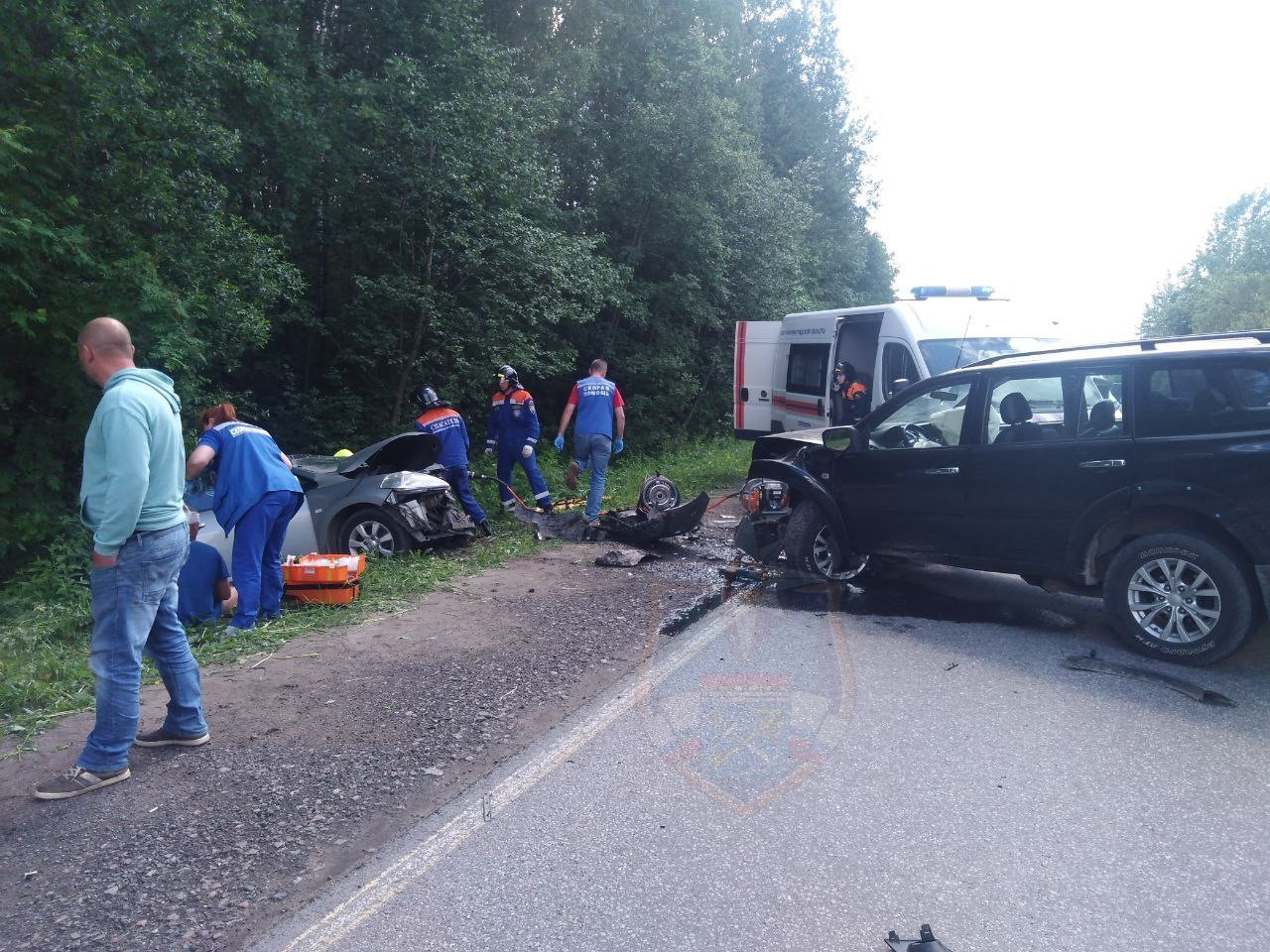 Два человека пострадали при столкновении легковушек в Тосно › Статьи ›  47новостей из Ленинградской области