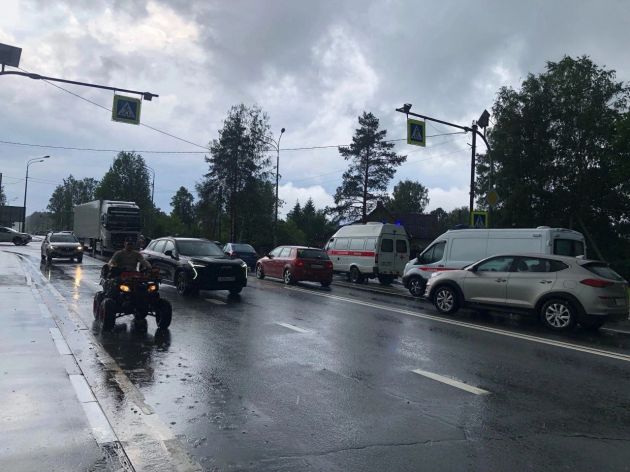 Фото и видео: Фура снесла легковушку во Мге. Погибла женщина-водитель ...
