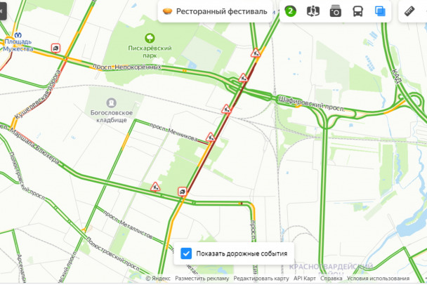 Пискаревский 25 на карте