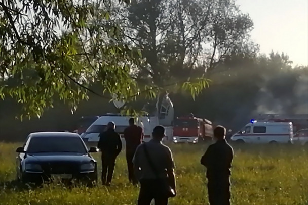 В Рязани разбился военно-транспортный Ил-76, есть погибшие и пострадавшие