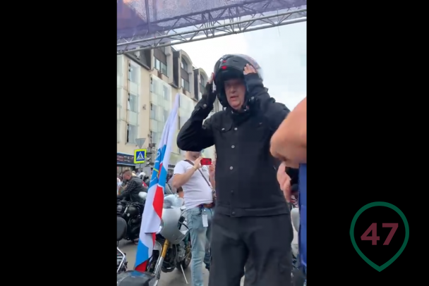 Видео, фото: Дрозденко двинул рычащую мотостаю из Выборга к границе Евросоюза. Рядом консул Израиля