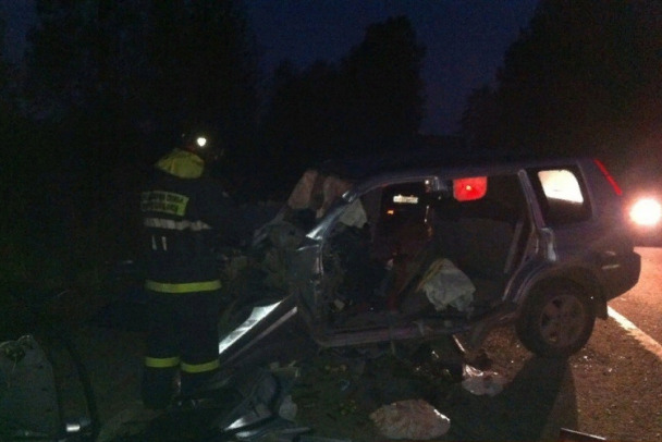 Пассажирка в больнице после удара "Фольксвагена" и "Тойоты" на "Сортавале" у Орехово