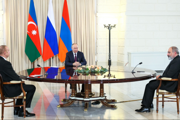 Путин, Алиев и Пашинян предварительно согласовали договоренности по Карабаху