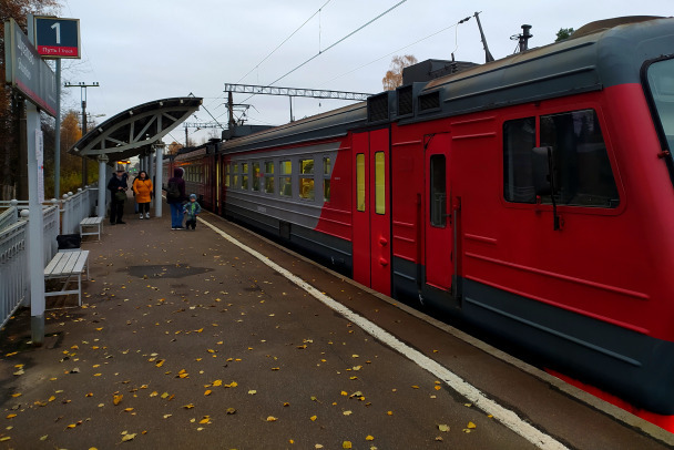 Поезд насмерть сбил пешехода, перебегавшего пути на станции Девяткино