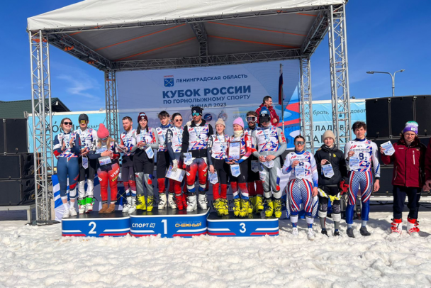 Сборная Ленобласти заняла четвертое место на Кубке России по горнолыжному спорту