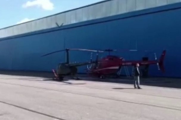 Транспортная прокуратура показала вертолеты из горевшего ангара в Гостилицах