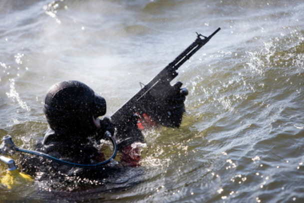 В Финском заливе захватили катер, обстреляли берег и бились под водой  там прошло учение боевых пловцов