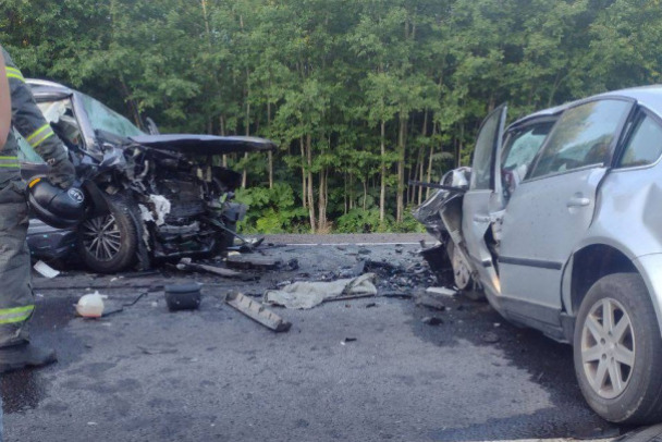 В аварии под Гатчиной двое погибли в машине с финскими номерами