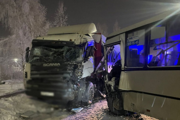 Следком установит причину столкновения автобуса и грузовика у Коммунара. Возбуждено уголовное дело