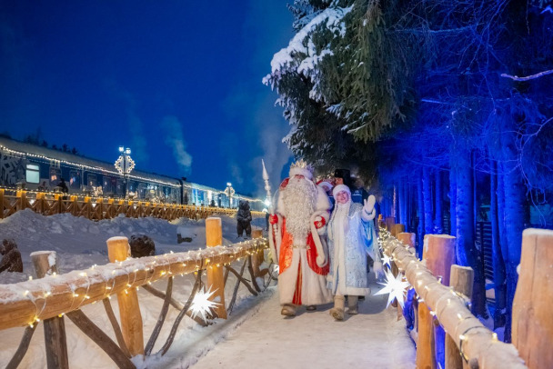 Экспозиция «Поезд Деда Мороза» открыта до конца сентября в Карелии
