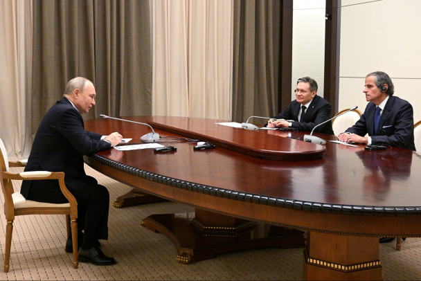 Путин поговорил с Гросси. Глава МАГАТЭ обсудил с президентом РФ «чувствительные вопросы»