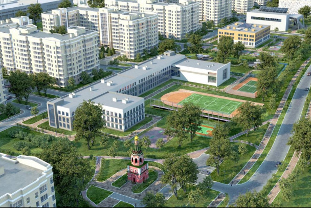 Большую и уникальную на фасад школу построят в Кировске