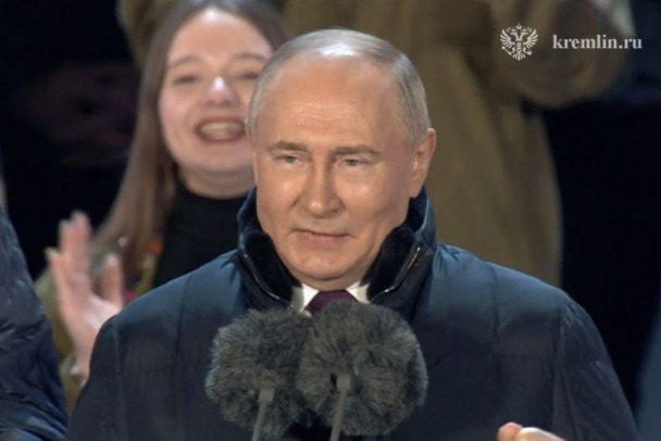 Путин поздравил россиян с десятилетием воссоединения Крыма с Россией