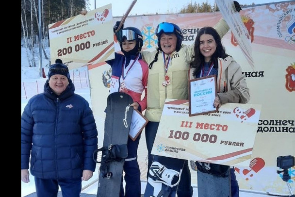 Областные сноубордисты привезли две медали со всероссийских соревнований