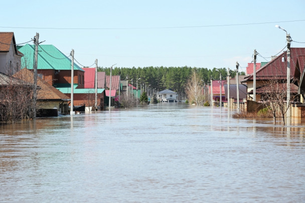 Власти рассказали о ситуации с паводком в Оренбургской, Курганской и Томской областях