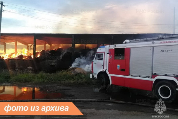 В Кудрово произошел пожар в строящемся павильоне