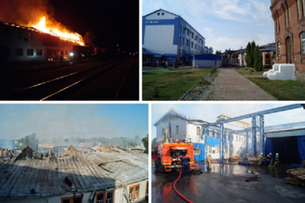 После атаки беспилотников на Курскую область ранен местный житель и горел завод