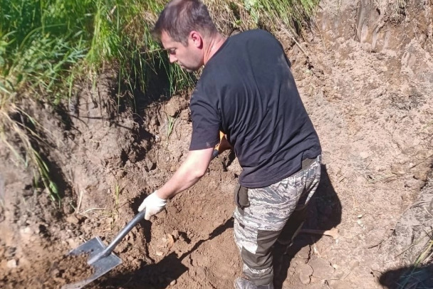 Под Кингисеппом нашли массовое захоронение времен Великой Отечественной войны, на месте работает СК