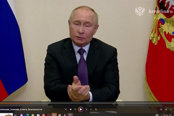 Совещание Путина с Совбезом началось с докладов о захвате заложников в колонии Волгоградской области