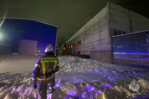 В Новом Девяткино горели 800 квадратов мебельного производства