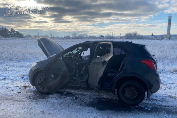 Двоих белгородцев ранило в Шебекино, целью дрона стал автомобиль