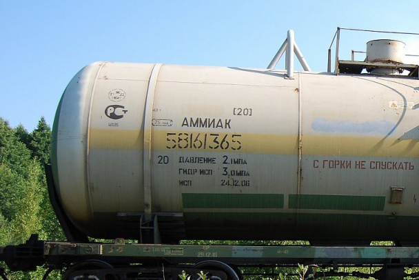 Аммиак в Усть-Лугу поедет по железной дороге летом