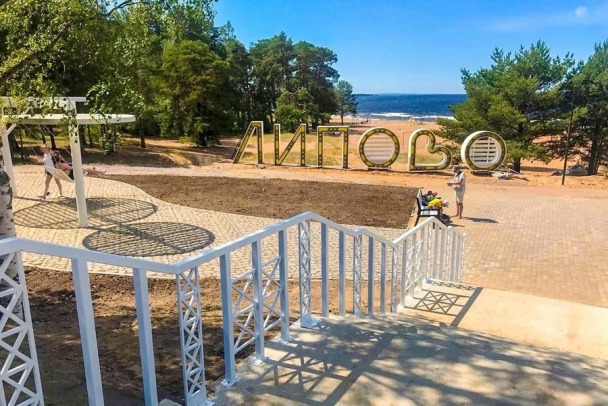 пляж в Липово