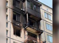 так выглядит дом, в котором произошел пожар