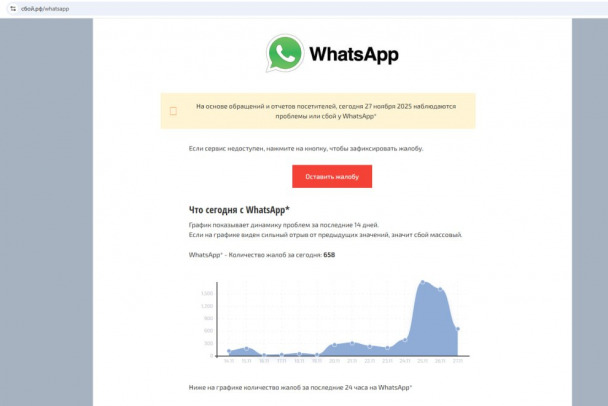 Петербуржцы и не только жалуются на сбои в работе популярного мессенджера