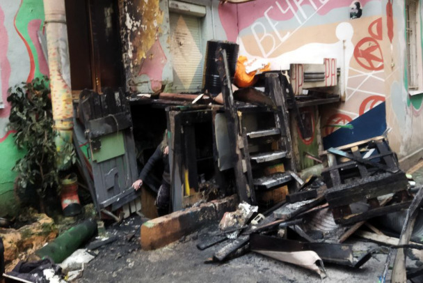 В Петербурге задержали поджигателя жилища художника Нельсона