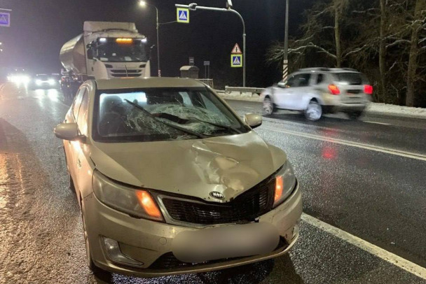 На Нарве под автомобиль попала девочка-подросток