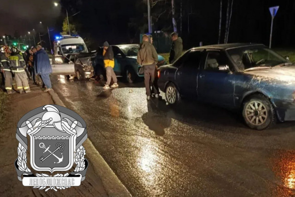 В массовом ДТП в Светогорске пострадал водитель Лады