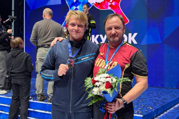 Спортсмен из Ленобласти взял бронзу на Суперкубке России по настольному теннису