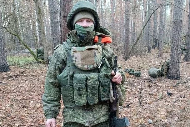 В Саперном простились с бойцом, погибшим в Белгородской области