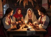 Девушки за гаданием