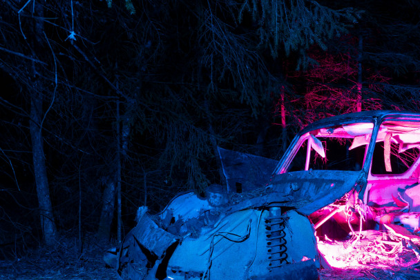 Под Русско-Высоцким в аварии разбился водитель внедорожника