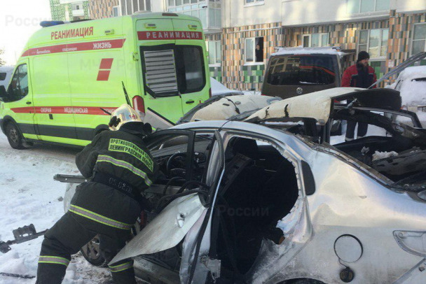 В Мурино вызволяли женщину из 