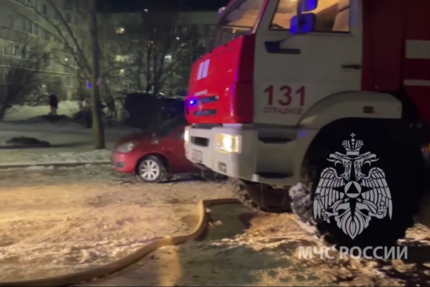 Многоэтажный дом в Никольском потушили. Выгорела студия и два балкона