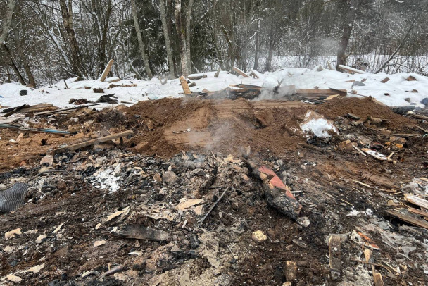 Жителей деревни Слапи избавили от дыма и гари