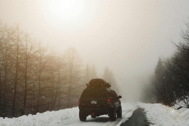 МЧС предупредил: На дорогах Ленобласти и Петербурга завтра весь день видимость - 500 метров и менее