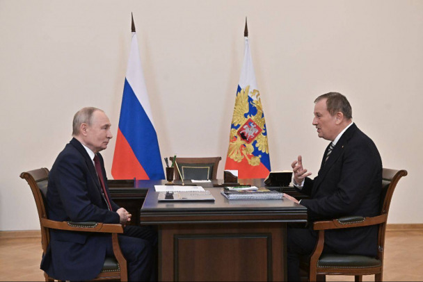 Путин на встрече с Дрозденко обсудил проблему очистки воды и развитие Выборга