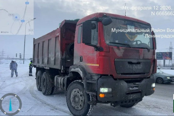 Под Всеволожском останавливали грузовики, ловили и штрафовали перевозчиков отходов