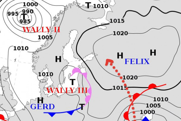 Циклон Уолли принесет снегопады в Петербург и Ленобласть